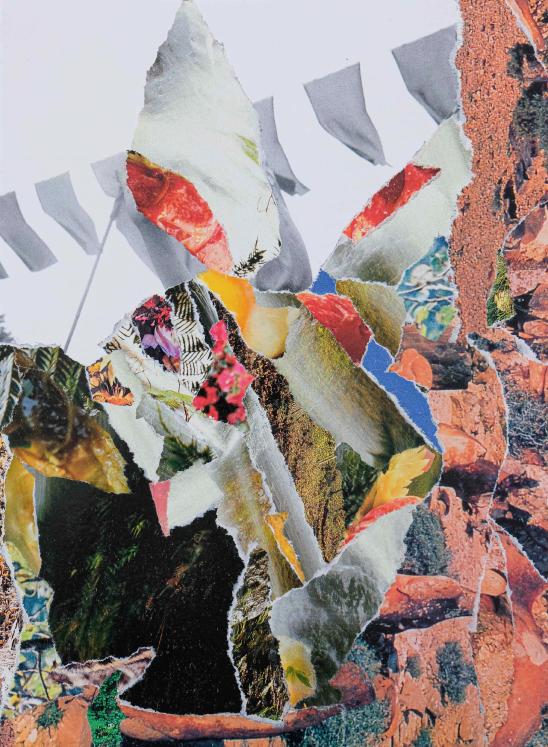 Jean-Claude CHASTAING - Original diverse art - Collage - Landscape