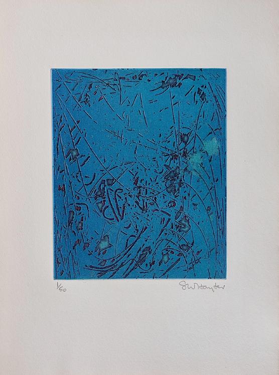 Stanley William HAYTER - Print - Etching - Forest 8 (Feuilles éparses)