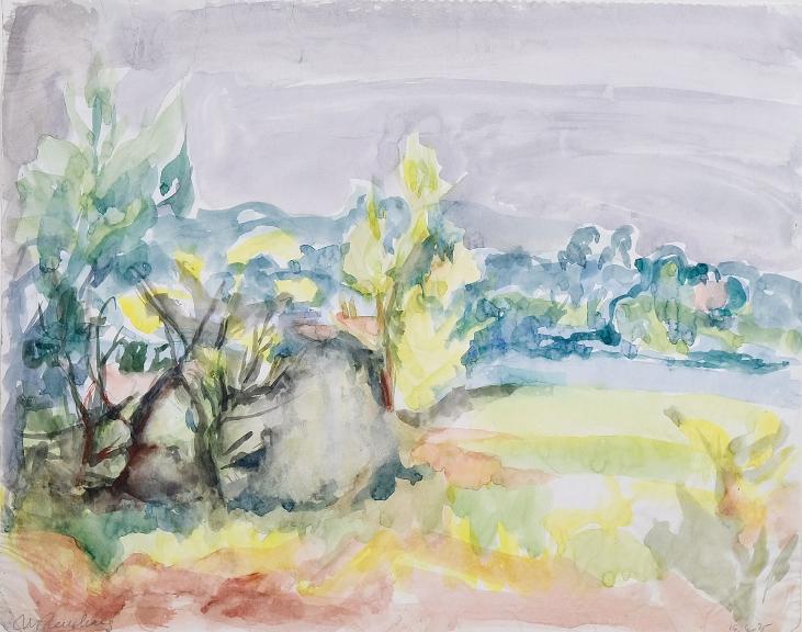 Magdalena Reinharez - Original painting - Watercolor - Landscape