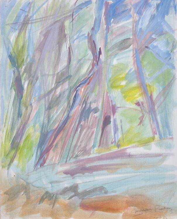 Magdalena Reinharez - Original painting - Oil - Abstract landscape 3