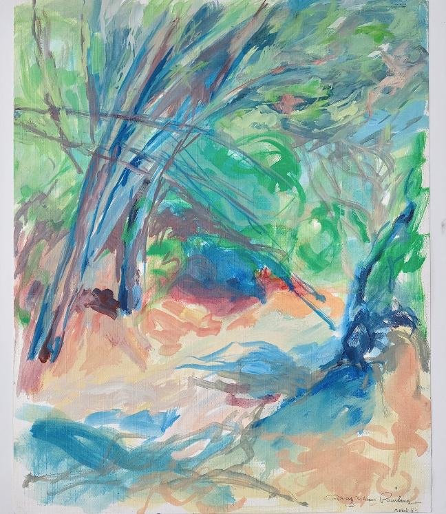 Magdalena Reinharez - Original painting - Gouache - Forest 11