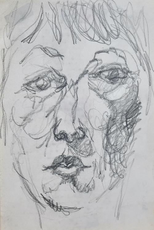 Magdalena Reinharez - Original drawing - Pencil - Portrait