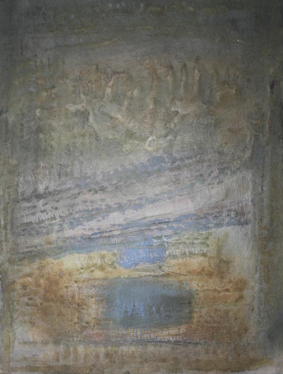 Jean Marie LEDANNOIS - Original painting - Gouache - Abstract composition 155