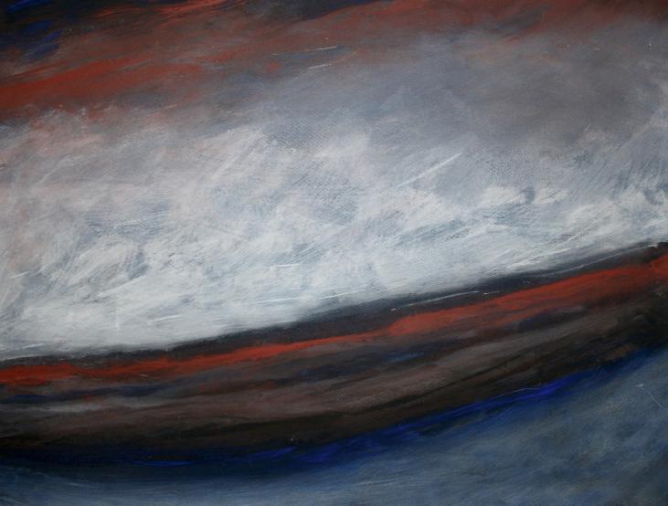 Jean Marie LEDANNOIS - Original painting - Gouache - Abstract composition 67