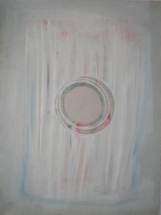 Jean Marie LEDANNOIS - Original painting - Gouache - Abstract composition 46