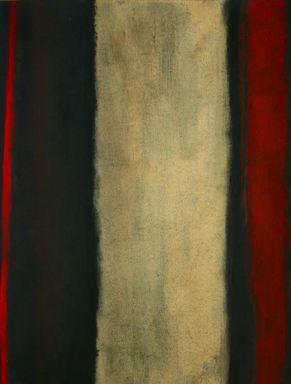 Jean Marie LEDANNOIS - Original painting - Gouache - Abstract composition 28