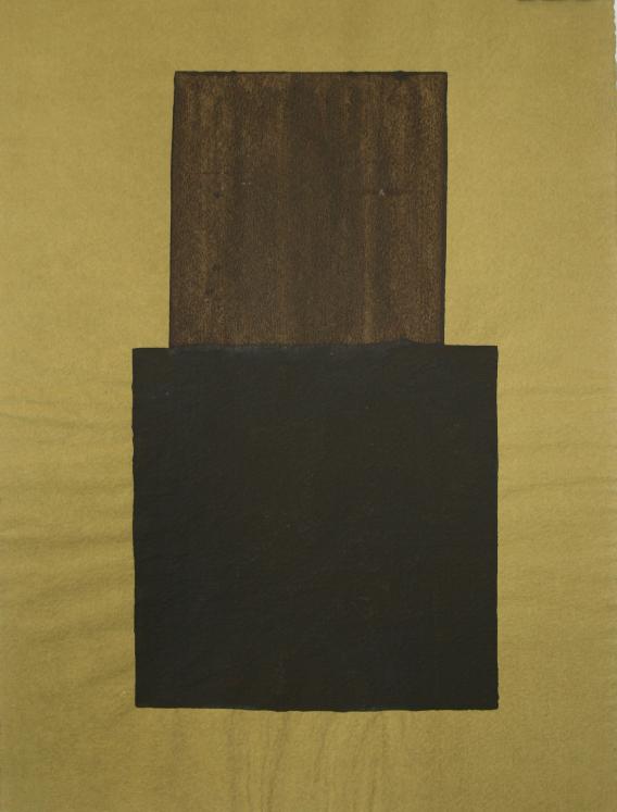 Jean Marie LEDANNOIS - Original painting - Gouache - Abstract composition 158