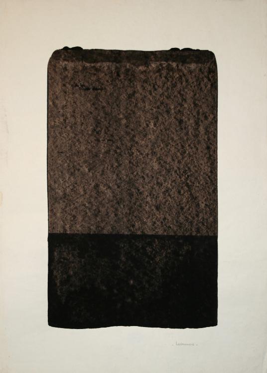 Jean Marie LEDANNOIS - Original painting - Gouache - Abstract composition 185