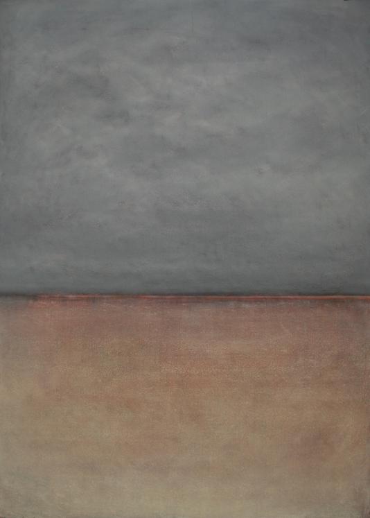 Jean Marie LEDANNOIS - Original painting - Gouache - Abstract landscape 141