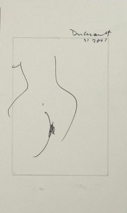 Nguyen Manh Duc DUCMAN - Original drawing - Felt - Nude 5