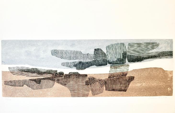 James GUITET - Original Print - Etching - Composition 1