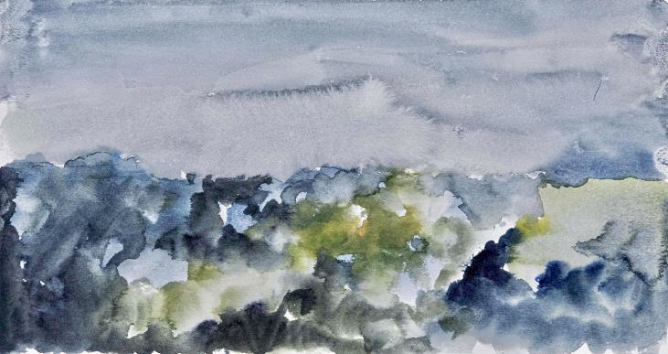 Jean-Pierre STORA - Original painting - Watercolor - Landscape