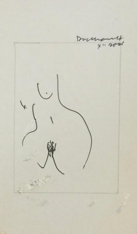 Nguyen Manh Duc DUCMAN - Original drawing - Felt - Nude 3