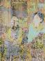Jean Claude Chastaing - Original painting - Scraping on image - Couple