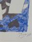 Georges BRAQUE - Original print - Lithograph - Winged bulls (Tir à l'Arc) 1
