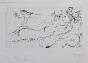 Marc CHAGALL - Original Print - Etching - The lover (A poem in each book Paul Eluard)