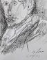 Jean-Louis SIMONIN - Original drawing - Pastel - Self-portrait 2