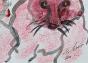 Jean-Louis SIMONIN - Original painting - Gouache and pastel - Real Rats
