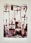 Jean Marie LEDANNOIS - Original painting - Gouache - Abstract composition 87