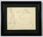 Pablo PICASSO (after) - Print - Etching - Seated woman