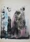 Jean Marie LEDANNOIS - Original painting - Gouache - Abstract composition 76