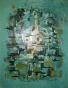 Jean Marie LEDANNOIS - Original painting - Gouache - Abstract composition 17