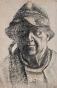 Magdalena Reinharez - Original drawing - Charcoal - Portrait of a man