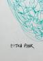 Lutka PINK - Original drawing - Felt - Cosmos 36