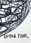 Lutka PINK - Original drawing - Ink - Cosmos 40