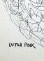 Lutka PINK - Original drawing - Ink - Cosmos 50