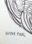 Lutka PINK - Original drawing - Felt - Cosmos 51