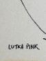 Lutka PINK - Original drawing - Ink - Character 2