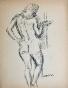 Lutka PINK - Original drawing - Pencil - Nude (Poland, early 1940s) 4
