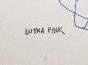 Lutka PINK - Original drawing - Felt - Beach 27