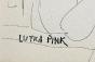 Lutka PINK - Original drawing - Felt - Coffee 2