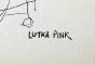 Lutka PINK - Original drawing - Ink - Life in the countryside 3