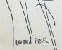 Lutka PINK - Original drawing - Felt - Conversation 10