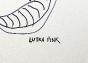 Lutka PINK - Original drawing - Felt - Zig Zag
