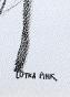 Lutka PINK - Original painting - Ink - Abstract