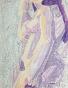Alain Michel BOUCHER - Original drawing - Pastel - Woman 4