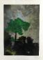 Jean Claude Chastaing - Original oil painting on photo - The Tree 1