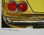 Jerry KOH - Original painting - Gouache - Ferrari Daytona