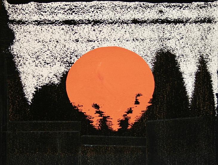 Jean Marie LEDANNOIS - Peinture originale - Gouache - Composition abstraite 6