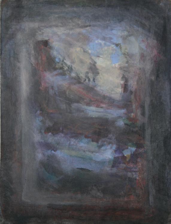 Jean Marie LEDANNOIS - Peinture originale - Gouache - Composition abstraite 189