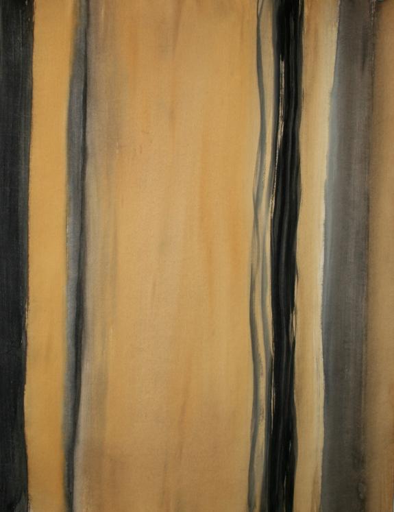 Jean Marie LEDANNOIS - Peinture originale - Gouache - Composition abstraite 50