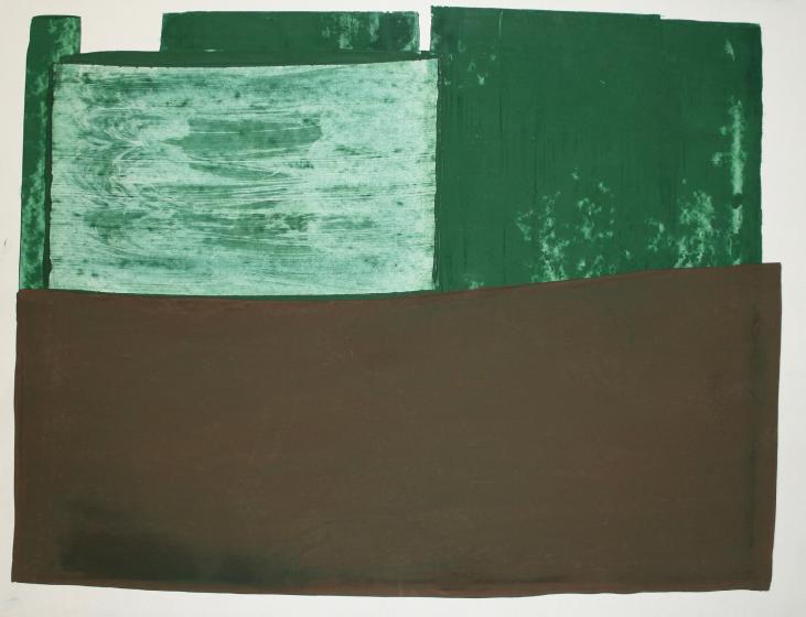 Jean Marie LEDANNOIS - Peinture originale - Gouache - Composition abstraite 5