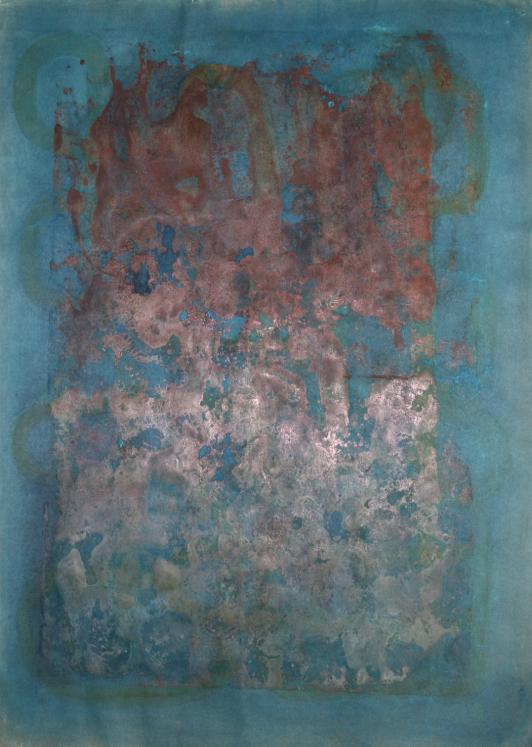 Jean Marie LEDANNOIS - Peinture originale - Gouache - Composition abstraite 170