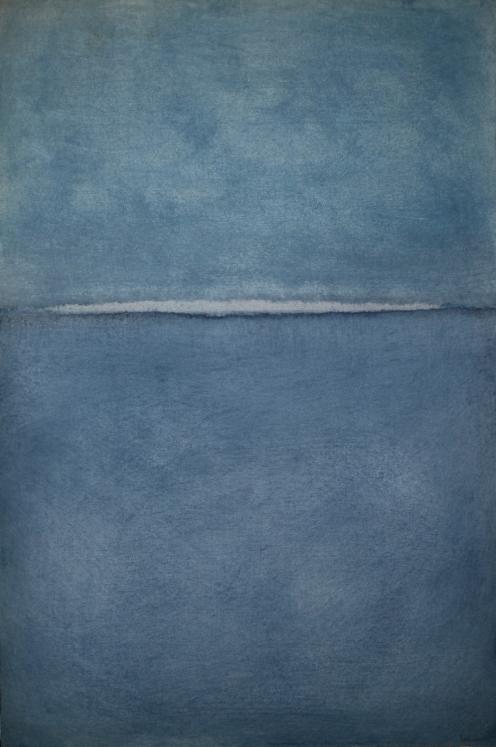 Jean Marie LEDANNOIS - Peinture originale - Gouache - Paysage abstrait