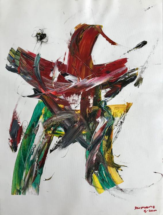 Nguyen Manh Duc DUCMAN - Peinture originale - Acrylique - Composition Abstraite 6