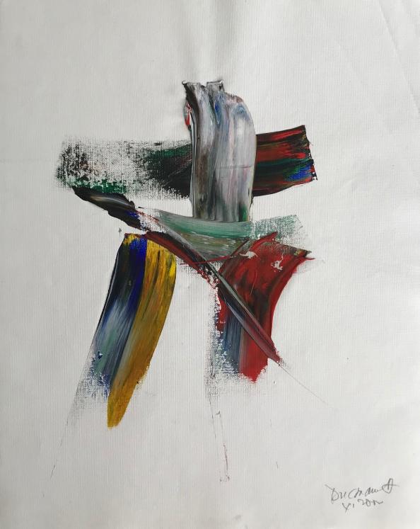 Nguyen Manh Duc DUCMAN - Peinture originale - Acrylique - Composition Abstraite 16